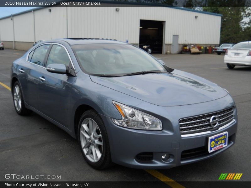 Ocean Gray / Charcoal 2010 Nissan Maxima 3.5 SV