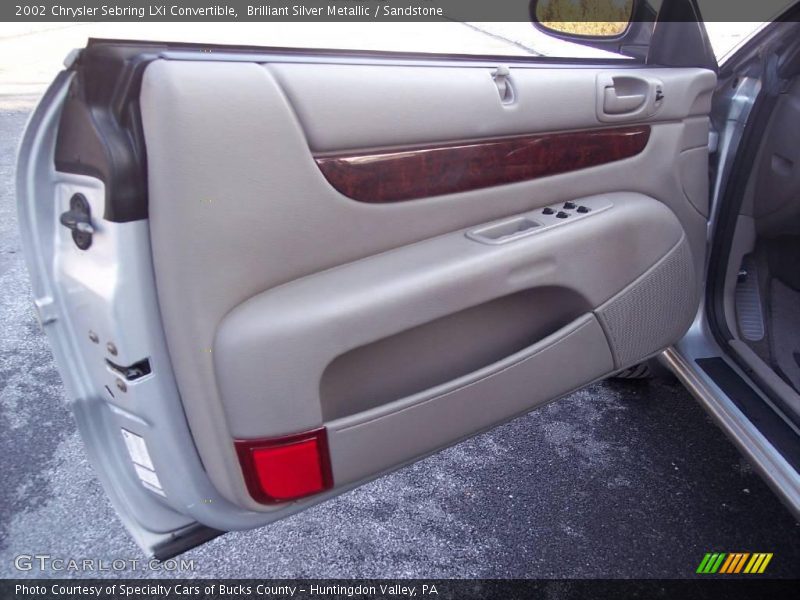 Brilliant Silver Metallic / Sandstone 2002 Chrysler Sebring LXi Convertible