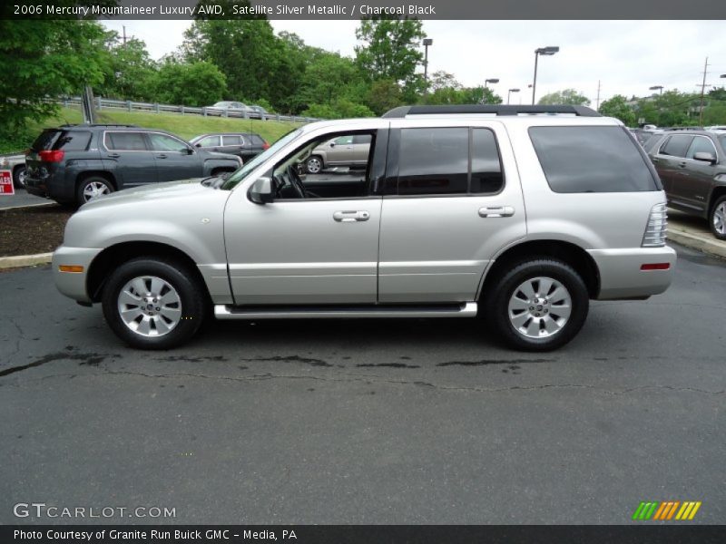 Satellite Silver Metallic / Charcoal Black 2006 Mercury Mountaineer Luxury AWD