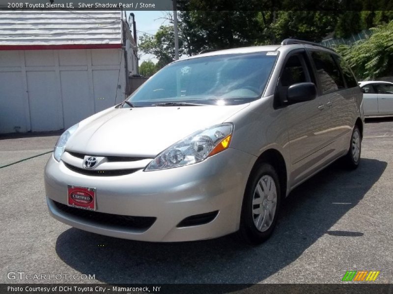 Silver Shadow Pearl / Stone 2008 Toyota Sienna LE