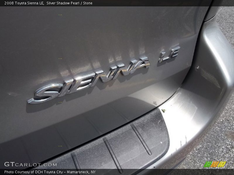 Silver Shadow Pearl / Stone 2008 Toyota Sienna LE