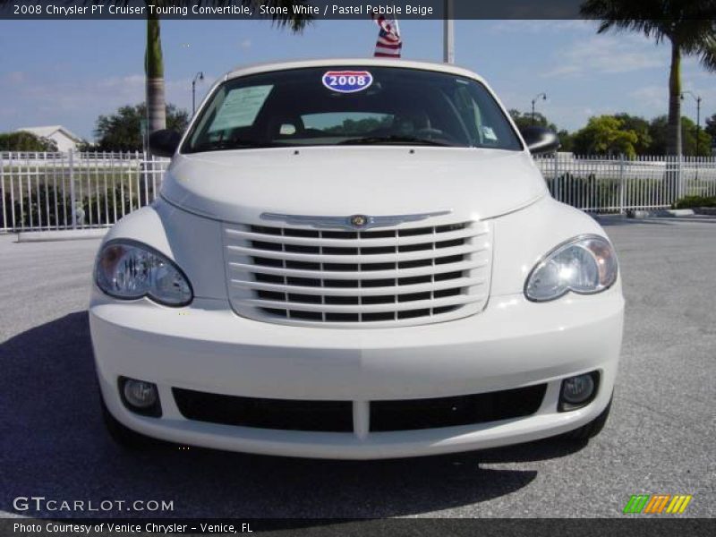 Stone White / Pastel Pebble Beige 2008 Chrysler PT Cruiser Touring Convertible