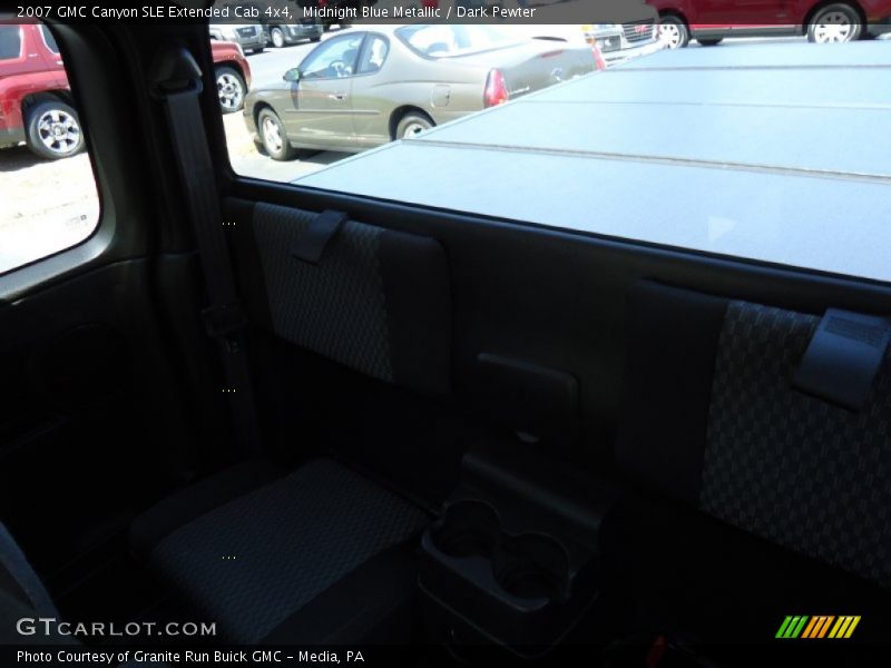 Midnight Blue Metallic / Dark Pewter 2007 GMC Canyon SLE Extended Cab 4x4