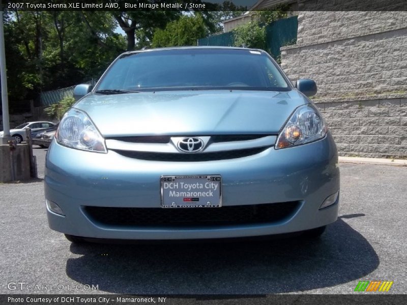 Blue Mirage Metallic / Stone 2007 Toyota Sienna XLE Limited AWD