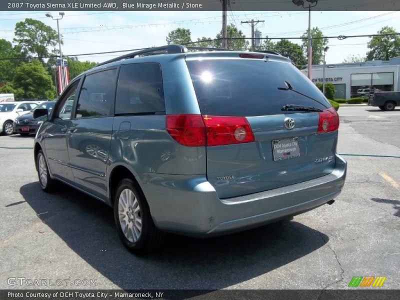 Blue Mirage Metallic / Stone 2007 Toyota Sienna XLE Limited AWD
