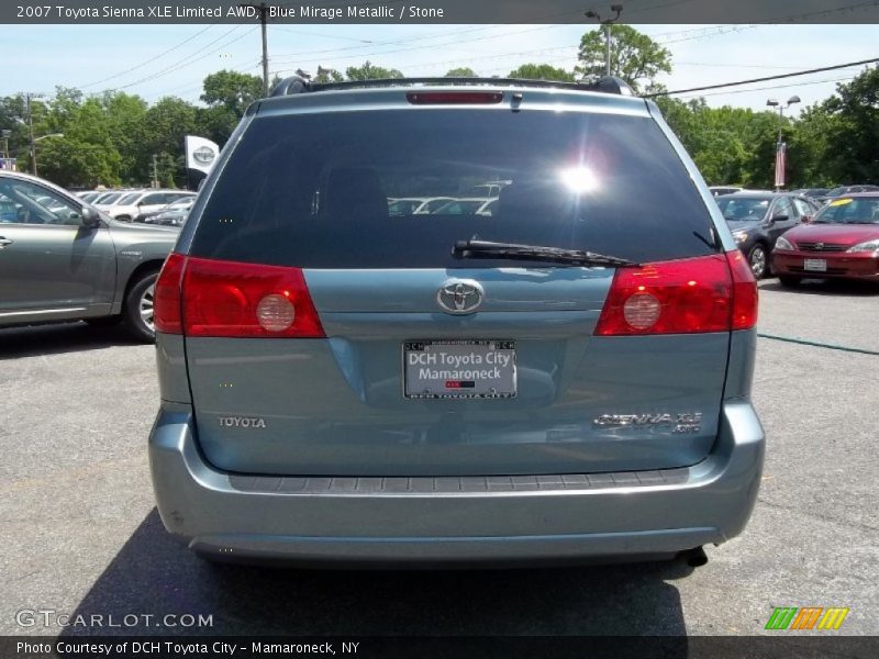 Blue Mirage Metallic / Stone 2007 Toyota Sienna XLE Limited AWD