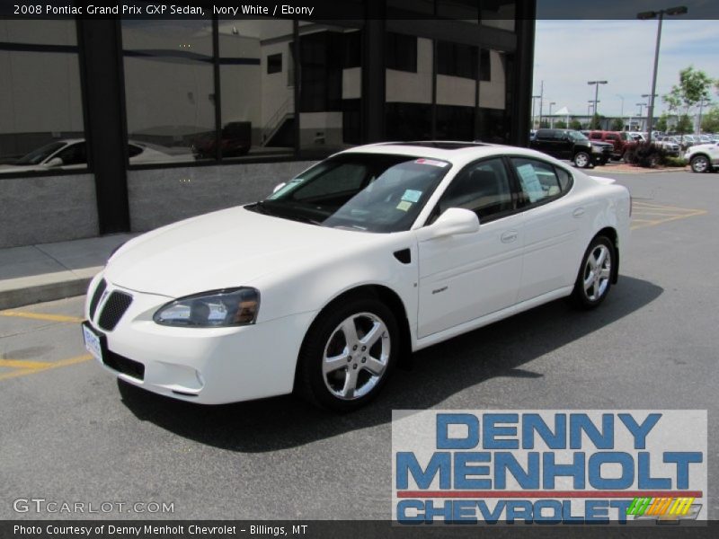 Ivory White / Ebony 2008 Pontiac Grand Prix GXP Sedan