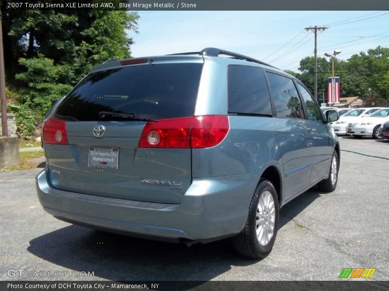 Blue Mirage Metallic / Stone 2007 Toyota Sienna XLE Limited AWD