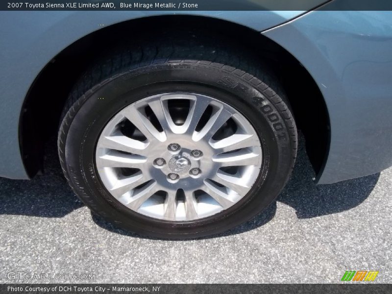 Blue Mirage Metallic / Stone 2007 Toyota Sienna XLE Limited AWD