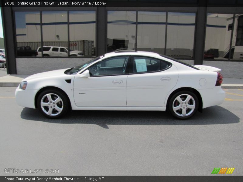 Ivory White / Ebony 2008 Pontiac Grand Prix GXP Sedan