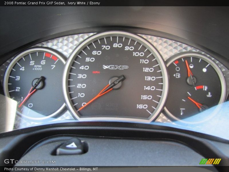 Ivory White / Ebony 2008 Pontiac Grand Prix GXP Sedan