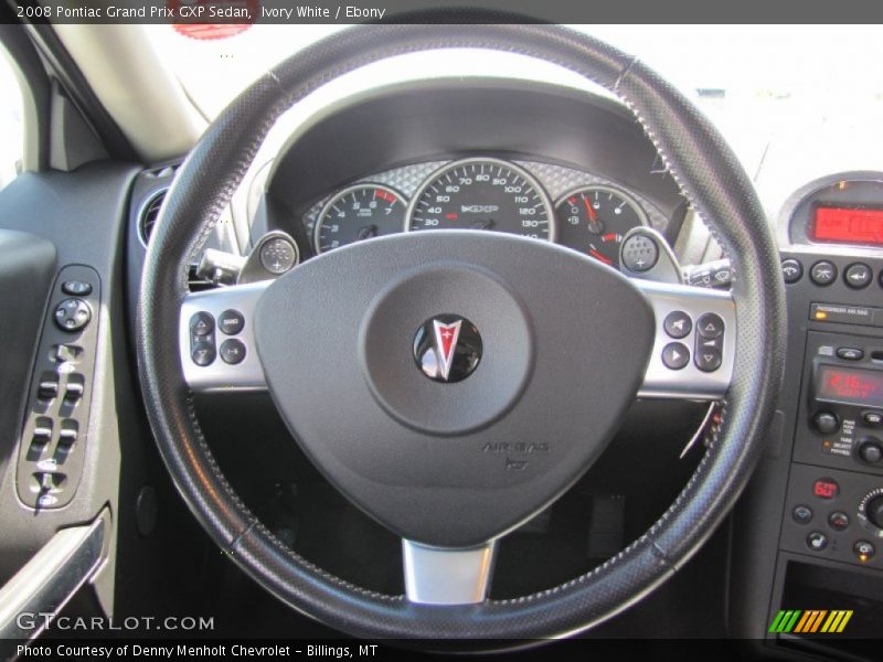 Ivory White / Ebony 2008 Pontiac Grand Prix GXP Sedan