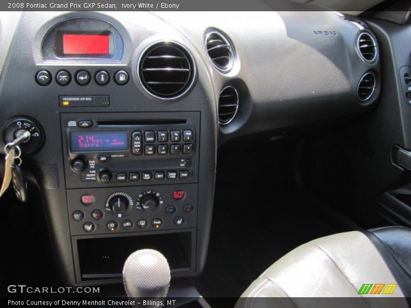 Ivory White / Ebony 2008 Pontiac Grand Prix GXP Sedan