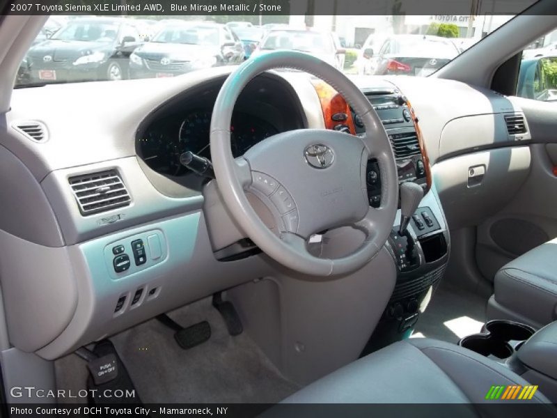 Blue Mirage Metallic / Stone 2007 Toyota Sienna XLE Limited AWD