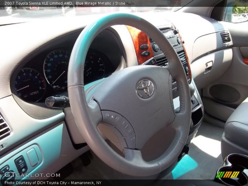 Blue Mirage Metallic / Stone 2007 Toyota Sienna XLE Limited AWD