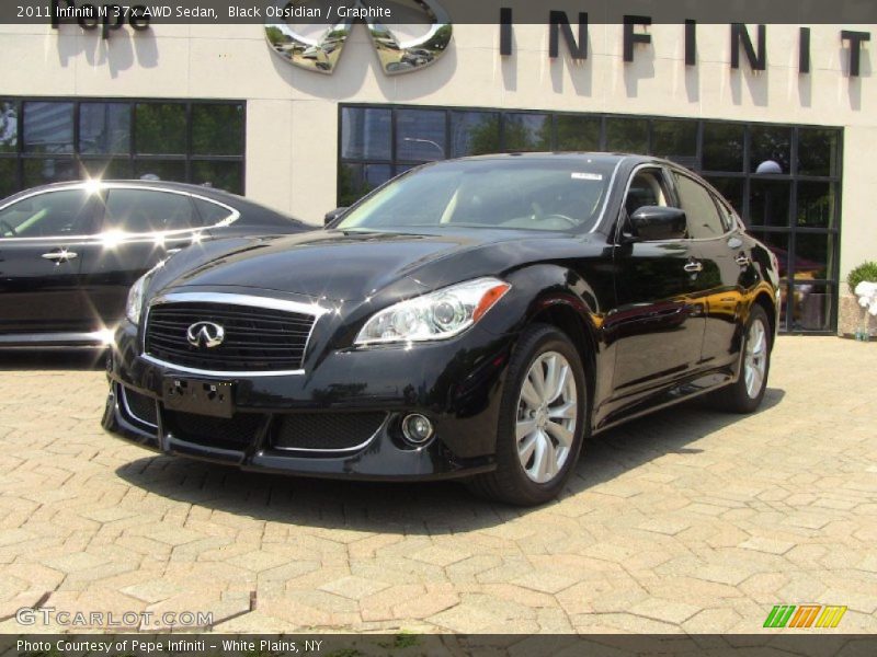 Black Obsidian / Graphite 2011 Infiniti M 37x AWD Sedan