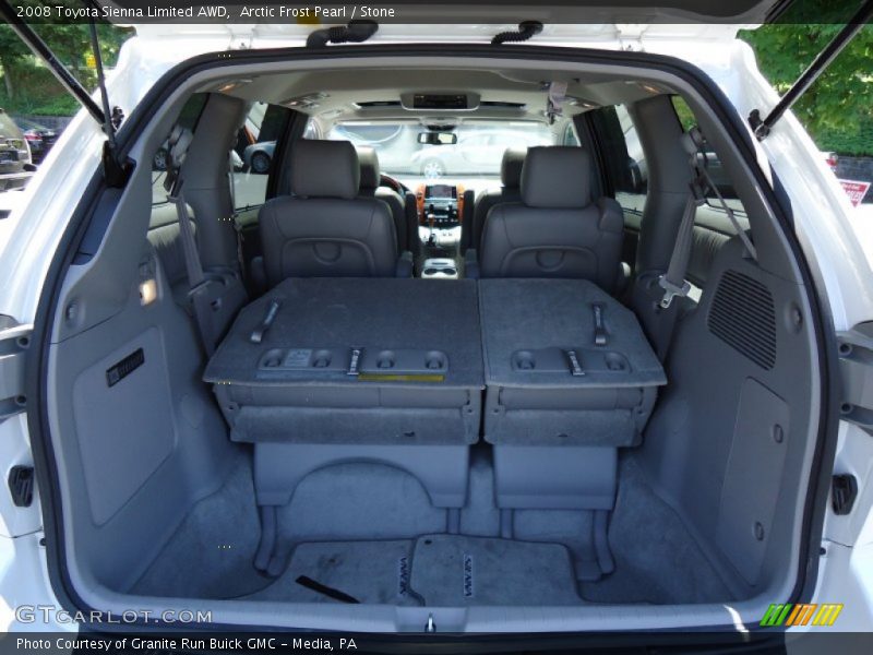 Arctic Frost Pearl / Stone 2008 Toyota Sienna Limited AWD