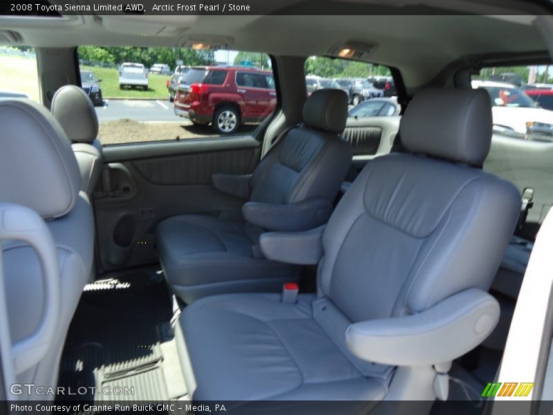 Arctic Frost Pearl / Stone 2008 Toyota Sienna Limited AWD