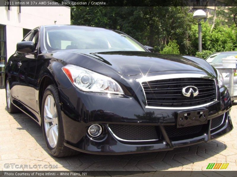 Black Obsidian / Graphite 2011 Infiniti M 37x AWD Sedan
