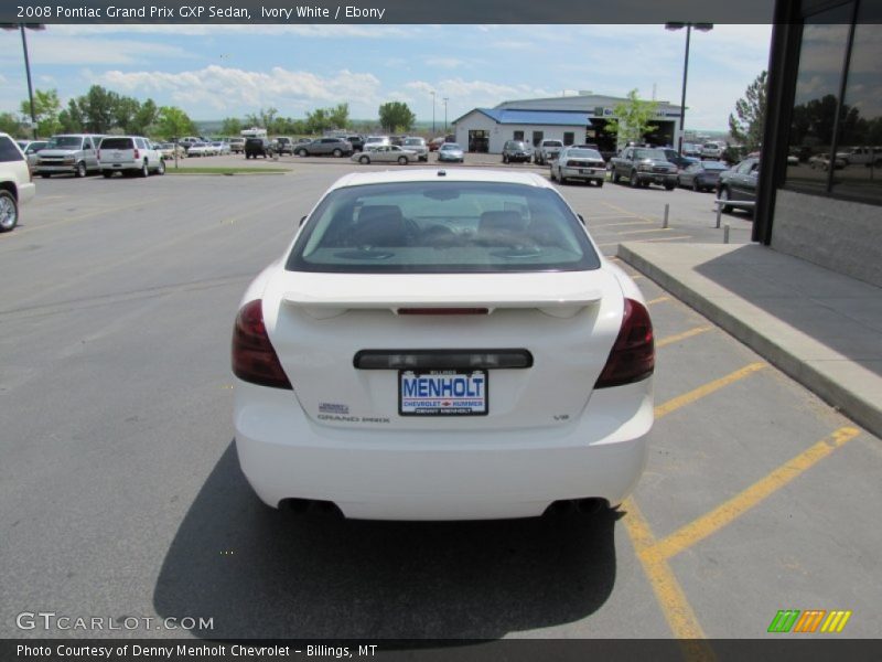 Ivory White / Ebony 2008 Pontiac Grand Prix GXP Sedan