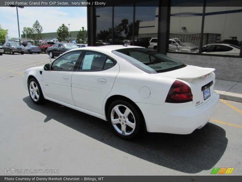 Ivory White / Ebony 2008 Pontiac Grand Prix GXP Sedan