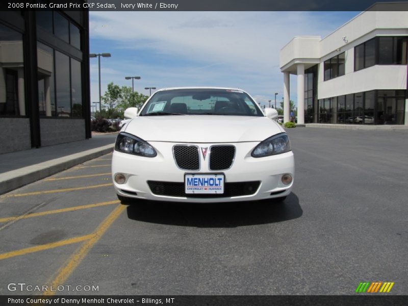 Ivory White / Ebony 2008 Pontiac Grand Prix GXP Sedan