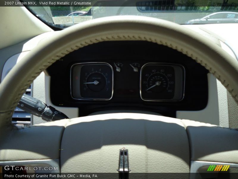 Vivid Red Metallic / Greystone 2007 Lincoln MKX