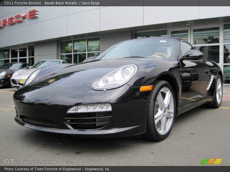 Basalt Black Metallic / Sand Beige 2011 Porsche Boxster