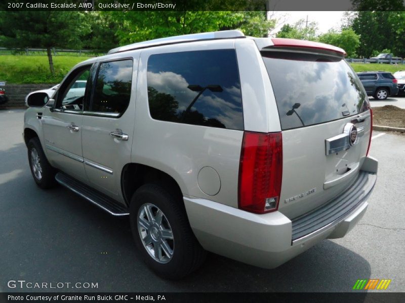 Quicksilver / Ebony/Ebony 2007 Cadillac Escalade AWD