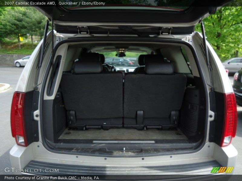 Quicksilver / Ebony/Ebony 2007 Cadillac Escalade AWD