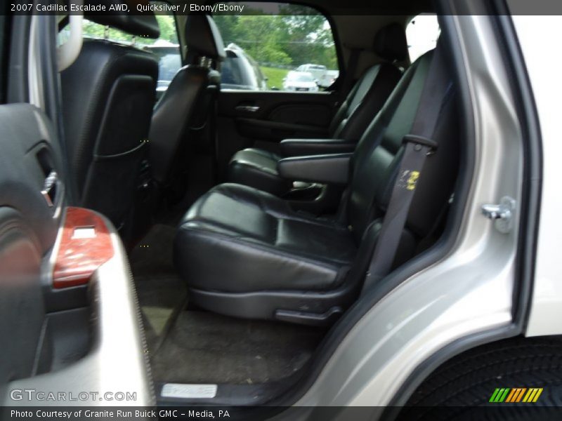 Quicksilver / Ebony/Ebony 2007 Cadillac Escalade AWD