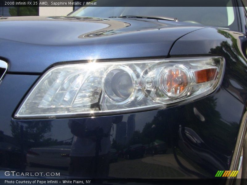 Sapphire Metallic / Wheat 2008 Infiniti FX 35 AWD