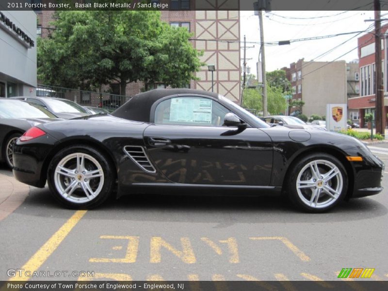 Basalt Black Metallic / Sand Beige 2011 Porsche Boxster