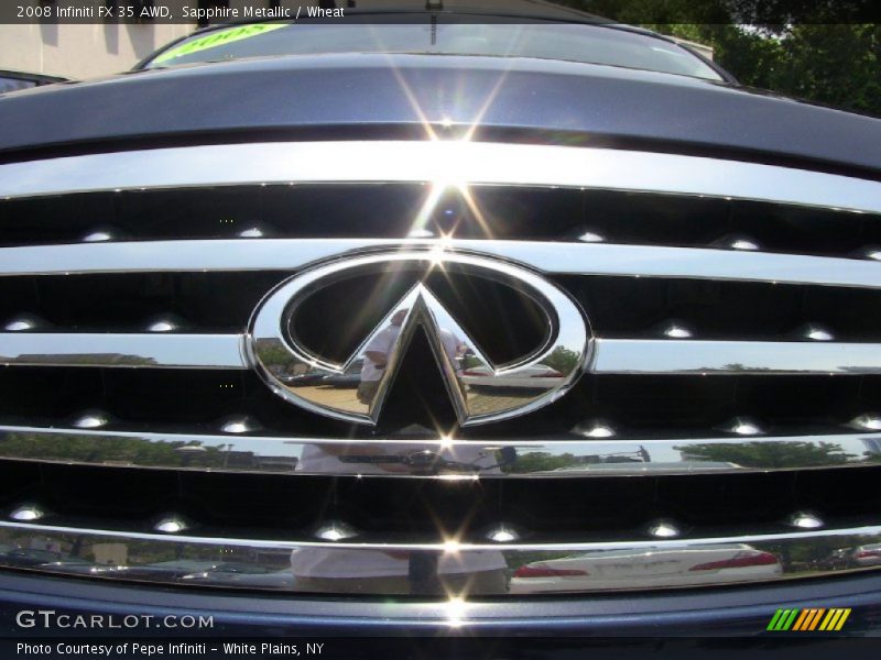 Sapphire Metallic / Wheat 2008 Infiniti FX 35 AWD