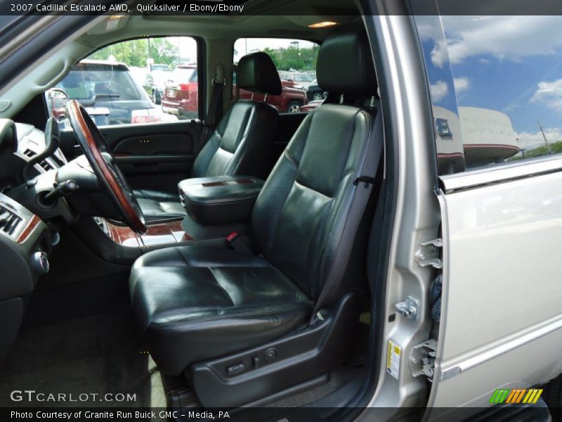 Quicksilver / Ebony/Ebony 2007 Cadillac Escalade AWD