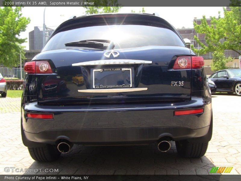 Sapphire Metallic / Wheat 2008 Infiniti FX 35 AWD
