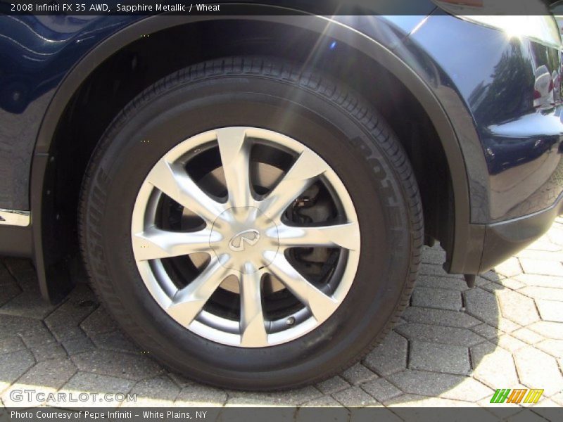 Sapphire Metallic / Wheat 2008 Infiniti FX 35 AWD