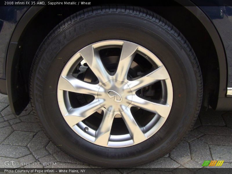 Sapphire Metallic / Wheat 2008 Infiniti FX 35 AWD