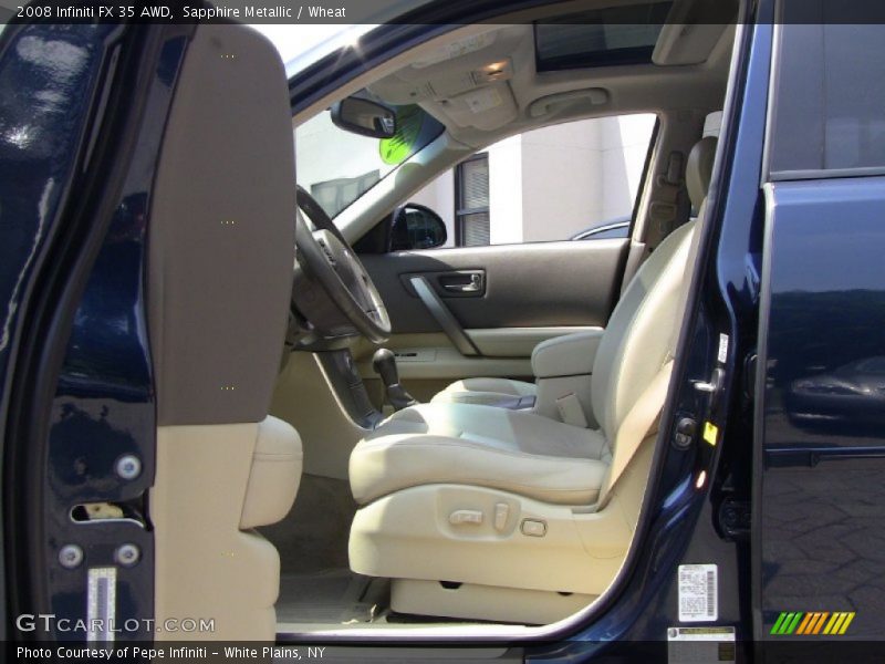 Sapphire Metallic / Wheat 2008 Infiniti FX 35 AWD