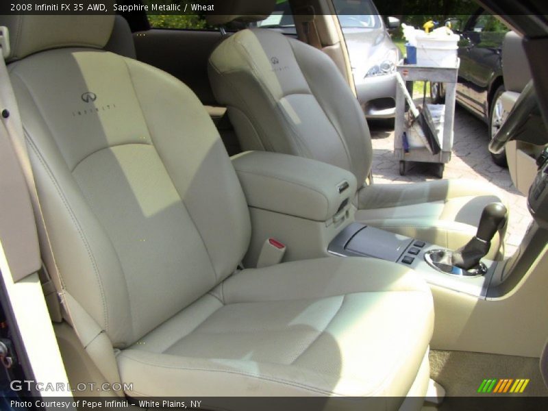 Sapphire Metallic / Wheat 2008 Infiniti FX 35 AWD