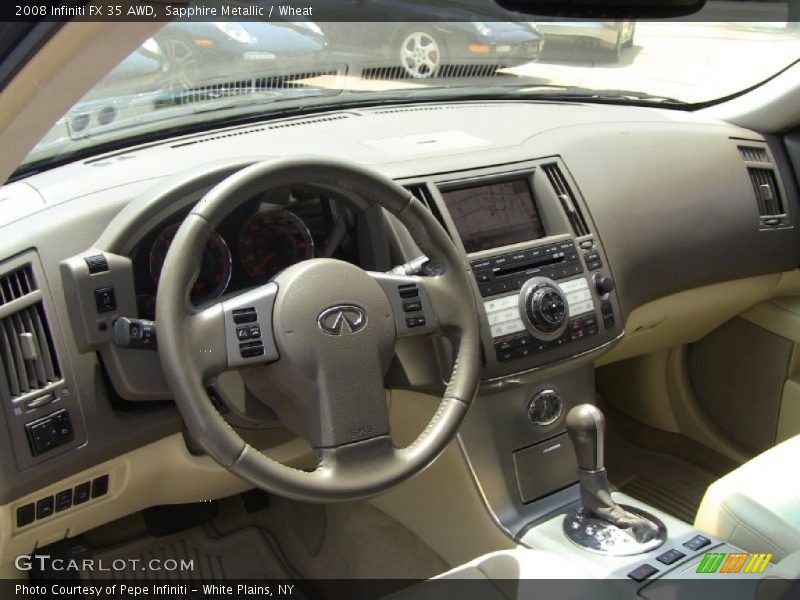 Sapphire Metallic / Wheat 2008 Infiniti FX 35 AWD