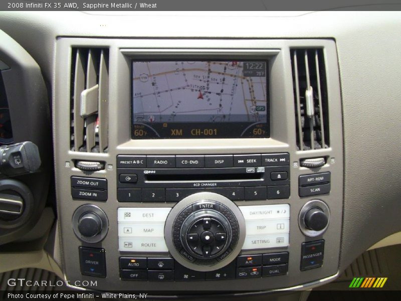 Sapphire Metallic / Wheat 2008 Infiniti FX 35 AWD