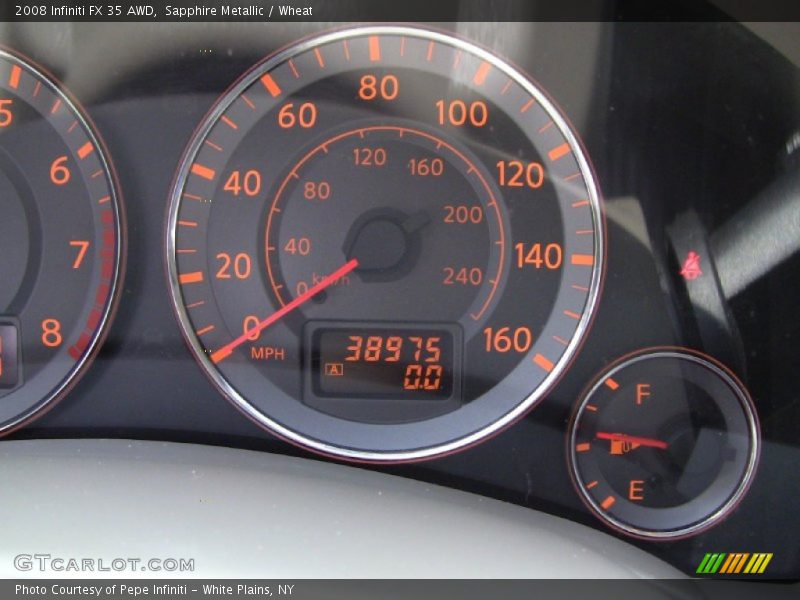 Sapphire Metallic / Wheat 2008 Infiniti FX 35 AWD
