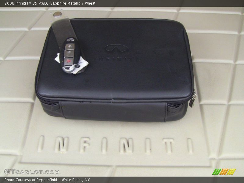 Sapphire Metallic / Wheat 2008 Infiniti FX 35 AWD