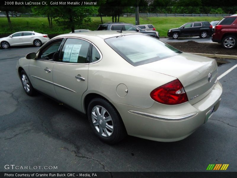  2008 LaCrosse CX Gold Mist Metallic