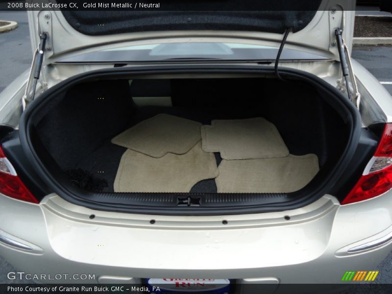 Gold Mist Metallic / Neutral 2008 Buick LaCrosse CX