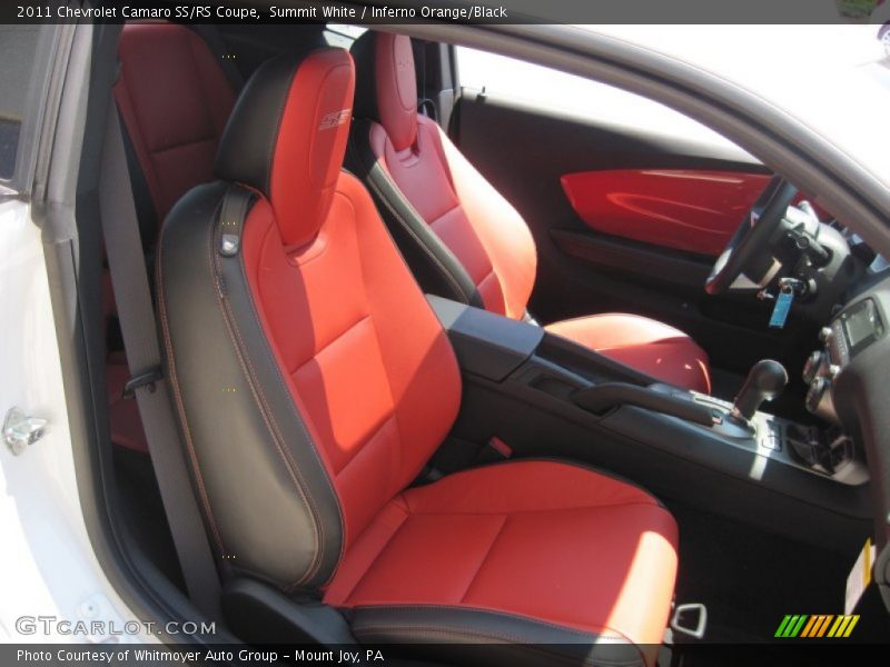  2011 Camaro SS/RS Coupe Inferno Orange/Black Interior