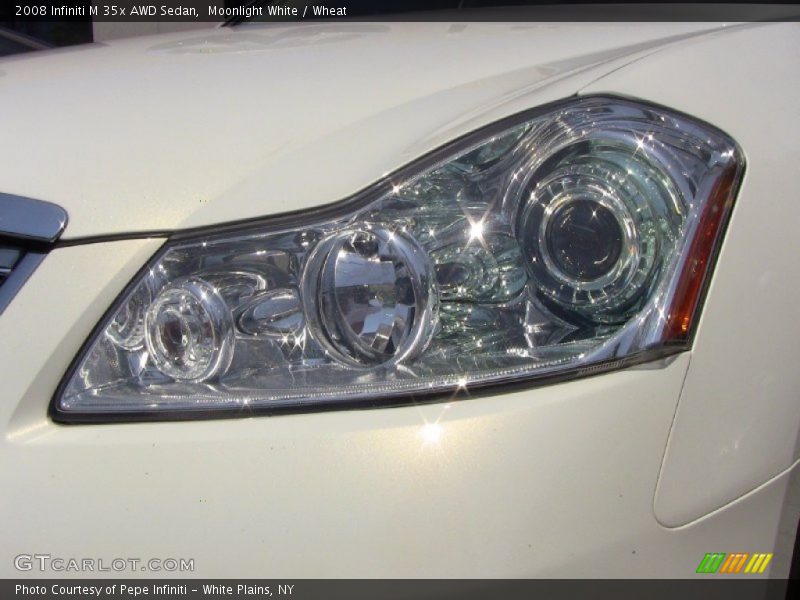 Moonlight White / Wheat 2008 Infiniti M 35x AWD Sedan