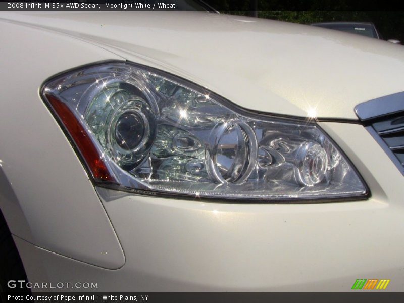 Moonlight White / Wheat 2008 Infiniti M 35x AWD Sedan