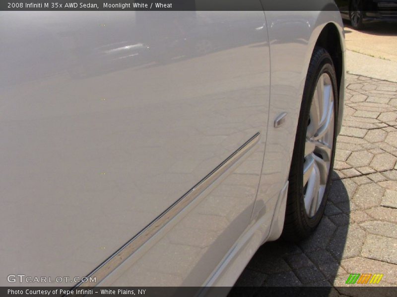 Moonlight White / Wheat 2008 Infiniti M 35x AWD Sedan
